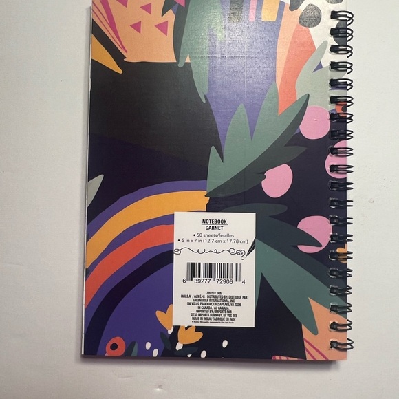 Carnet DANCE Notebook Vibrant Purple Pink Notebook Journal Spiral Binding NWT - Picture 3 of 4